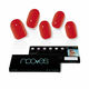 False nails Nooves Crimson red Gel Self-adhesives Red