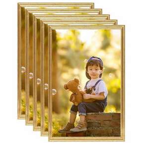 Okviri za fotografije 5 kom za zid/stol zlatni 59 4 x 84 cm MDF