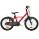 Trkaći bicikl 900 16" dječji 4-6 godina aluminijski crveni