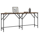 vidaXL Konzolni stol boja hrasta 180x29x75 cm od konstruiranog drva