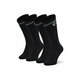 Set od 2 para muških visokih čarapa Converse E1025B-2020 Crna
