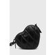 Kožna torba Coach Heart Crossbody boja: crna - crna. Mala torba iz kolekcije Coach. Model na kopčanje, izrađen od prirodne kože.