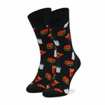 Visoke unisex čarape Happy Socks HAM01-9050 Crna