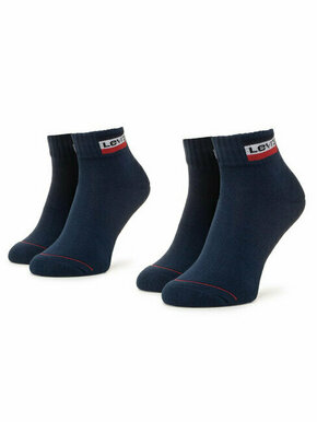 Set od 2 para unisex niskih čarapa Levi's® 37157-0147 Dress Blue