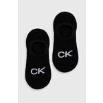 Čarape Calvin Klein za žene, boja: crna - crna. Kratke sokne iz kolekcije Calvin Klein. Model izrađen od elastičnog materijala.