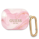 Guess GUAPUNMP Apple AirPods Pro cover pink Marble Collection