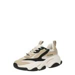 STEVE MADDEN Niske tenisice 'POSSESSION' sivkasto bež / crna / bijela 23339934