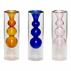 Set od 3 staklene vaze Hübsch Colors