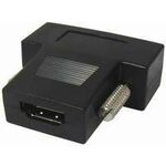 Transmedia C197-BL, DVI M / HDMI F adapter, crni