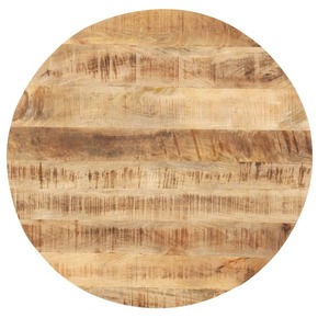 Stolna ploča od masivnog drva manga okrugla 25 - 27 mm 80 cm