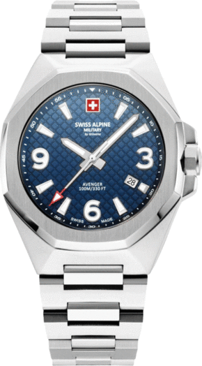 Sat Swiss Alpine Military 7005.1135 Silver/Blue