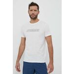 Hummel Tehnička sportska majica svijetlosmeđa / crna / bijela