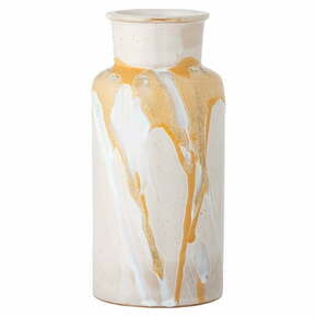 Krem ručno izrađena vaza od kamenine Savana – Bloomingville