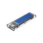 Orico Vanjsko M.2 kućište- TCM2M-C3-BL/59/ (USB3.1 USB-C 3.1 Gen2 -&gt; M.2 NVMe, Max.: 2TB, 10 Gbps, plavo/prozirno)