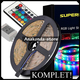 Cijeli KOMPLET 3528 LED Traka RGB KIT = 5m + Kontroler + Napajanje - NE - IP20