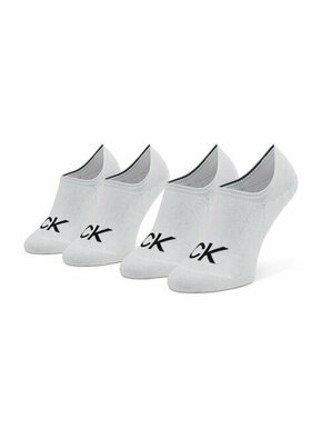 Set od 2 para muških čarapa Calvin Klein 701218716 White