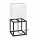 Crno-bijela stolna lampa Markslöjd Cube, 20 x 20 cm