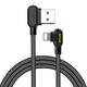 USB to Lightning cable, Mcdodo CA-4679, angled, 3m (black)
