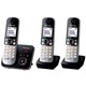 Panasonic KX-TG6823GB bežični telefon, DECT, crni