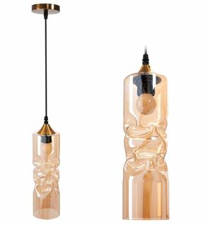 Viseća staklena stropna svjetiljka APP901-1CP zlatna