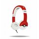 Dječje naglavne slušalice OTL Pokémon Pokéball crveno-bijele
