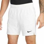 Muške kratke hlače Nike Court Dri-Fit Advantage 7" Tennis Short - white/white/black