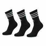Visoke unisex čarape adidas 3-Stripes Cushioned Crew Socks 3 Pairs IC1321 Crna