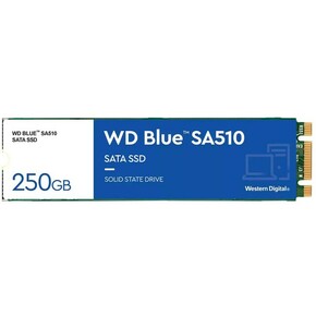 WD 250GB Blue SA510 M.2 SATA M.2 2280 WDS250G3B0B