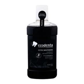 Ecodenta Mouthwash Extra Whitening vodica za usta s ugljenom 500 ml