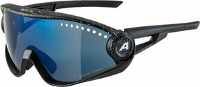 Alpina 5w1ng Black Blur Matt/Blue Biciklističke naočale