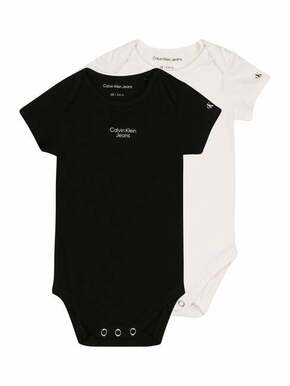 Calvin Klein Jeans Dječji bodi crna / bijela
