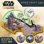 Wood Craft: Star Wars - Mandalorian 160 komada premium drveni puzzle - Trefl