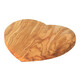 AtmoWood Daska za rezanje u obliku srca od maslinovog drveta