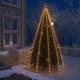 vidaXL Mrežna rasvjeta za božićno drvce s 300 LED žarulja IP44 300 cm