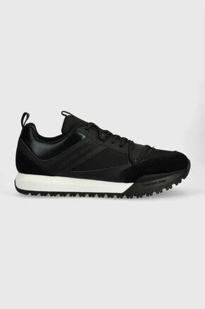 Tenisice Calvin Klein Jeans Toothy Runner Low Laceup Mix YM0YM00710 Black/Bright White BEH