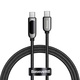 Baseus zaslonski kabel USB-C na Type-C 100W 1m (crni)