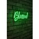 Ukrasna plastična LED rasvjeta, Blessed - Green