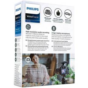 Philips DVT-7110 digitalni diktafon Vrijeme snimanja (maks.) 2147 h antracitna boja