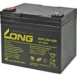 Long WPL34-12 WPL34-12 olovni akumulator 12 V 34 Ah olovno-koprenasti (Š x V x D) 197 x 170 x 131 mm M5 vijčani priključak nisko samopražnjenje, bez održavanja