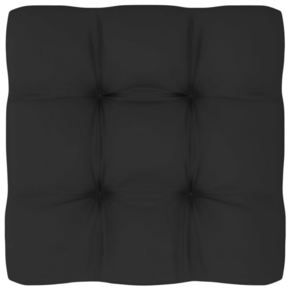 VidaXL Jastuk za sofu od paleta crni 70 x 70 x 12 cm