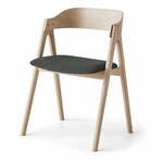 Blagovaonska stolica od crnog/natur hrasta Mette - Hammel Furniture