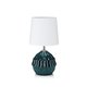MARKSLOJD 106882 | Lora-MS Markslojd stolna svjetiljka 34,5cm sa prekidačem na kablu 1x E14 krom, tamno zelena, bijelo