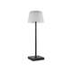 Emos KATIE LED stolna lampa, punjiva, crna, 4W, CCT, IP44, 385mm