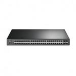 TP-Link Omada JetStream 48-port Gigabit L2 Smart PoE+ preklopnik, 48×10/100/1000 RJ45 ports, 4×SFP Gigabit, 1×RJ45 console po SG3452P