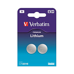 Verbatim CR2016 Lithium baterija, 3V (2 kom./pakiranje); Brand: VERBATIM; Model: ; PartNo: 023942499343; V049934