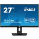 Iiyama ProLite XUB2792UHSU-B5 monitor, IPS, 27", 16:9, 1920x1080/3840x2160, 60Hz, pivot, USB-C, HDMI, DVI, Display port, USB
