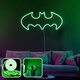 Opviq Dekorativna zidna led rasvjeta Batman Night - Large - Green