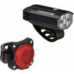 Lezyne Fusion Drive 500+/Zecto Drive 200+ Pair Satin Black/Black Front 500 lm / Rear 200 lm Svjetlo za bicikl