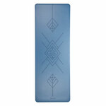 Bodhi PHOENIX TRIBALIGN neklizajuća PU prostirka za jogu plava 185 x 66 cm x 4mm