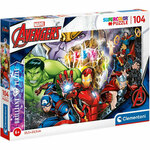Marvel: Osvetnici Supercolor Brilliant puzzle 104kom - Clementoni